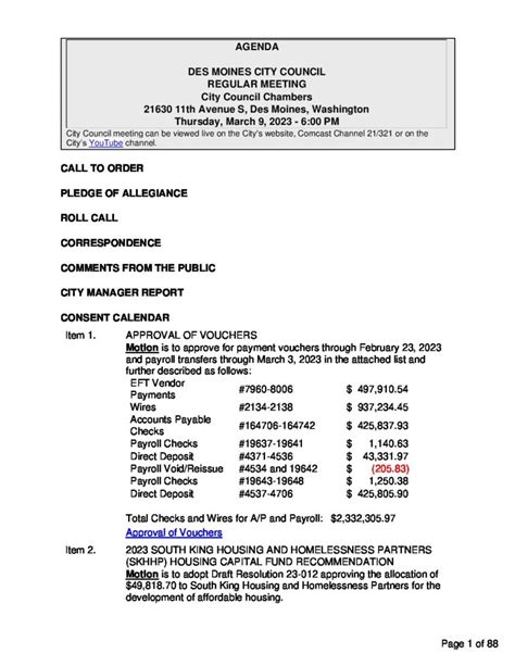 Regular Meeting 09 Mar 2023 Agenda Pdf Jc Harris For Des Moines Regular Meeting 09 Mar 2023 Agenda Pdf Jc Harris For Des Moines