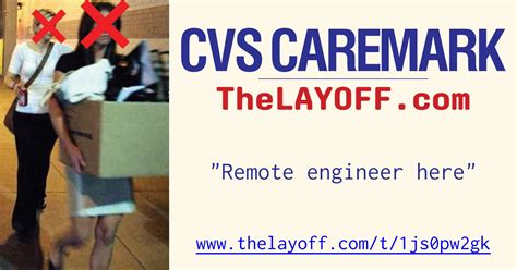 Remote Engineer Here Post Regarding Cvs Layoffs Remote Engineer Here Post Regarding Cvs Layoffs