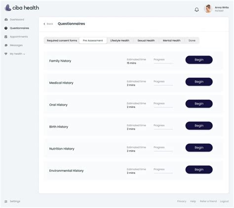 Required Questionnaires Ciba Health Required Questionnaires Ciba Health