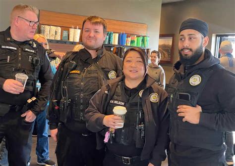 Residents Joined Burien Police For Impactful Coffee With A Cop Residents Joined Burien Police For Impactful Coffee With A Cop