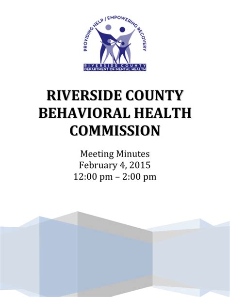 Riverside County Mental Health Board Riverside County Mental Health Board