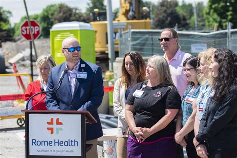 Rome Health Ceremonial Topping Out On The Kaplan Surgical Services And Rome Health Ceremonial Topping Out On The Kaplan Surgical Services And