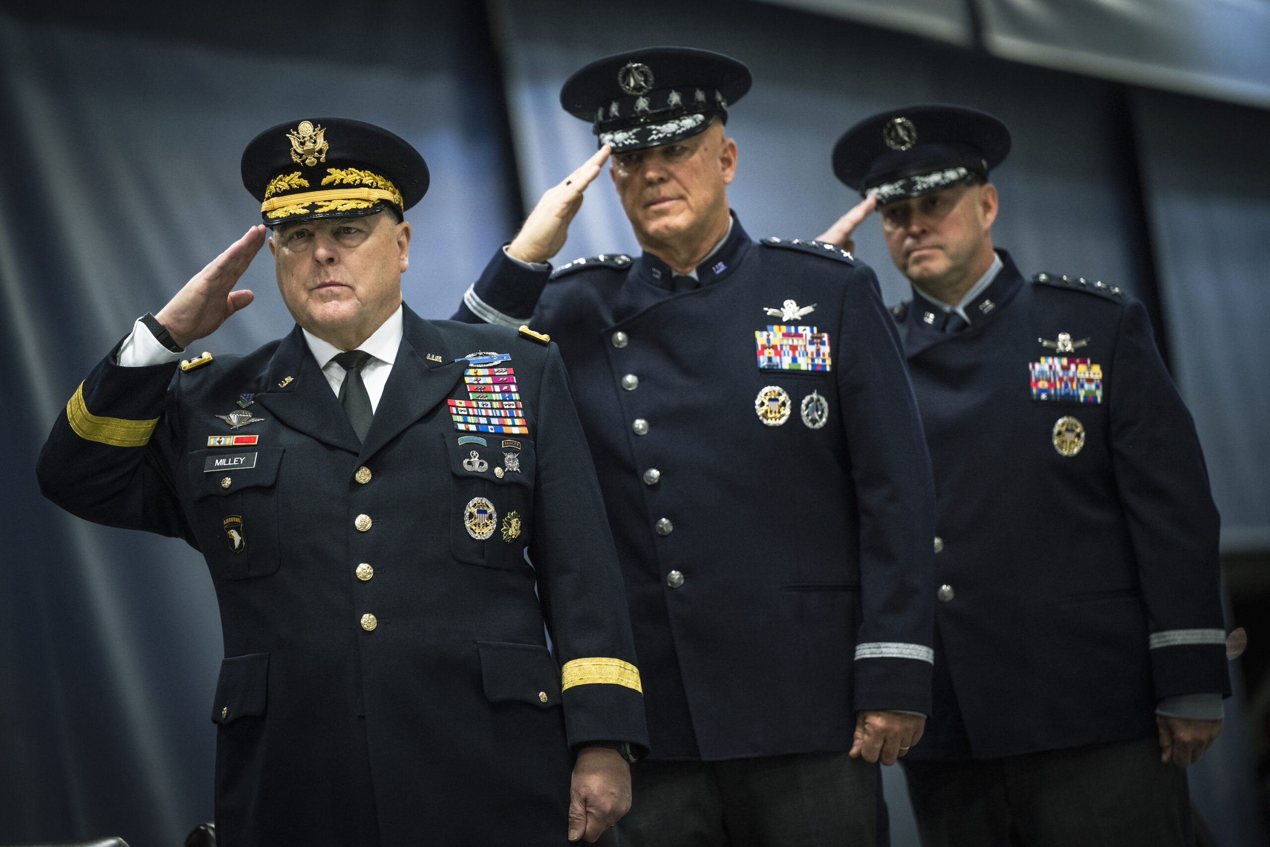 Saltzman Takes Command As New Chief Of The U S Space Force Spacenews Saltzman Takes Command As New Chief Of The U S Space Force Spacenews