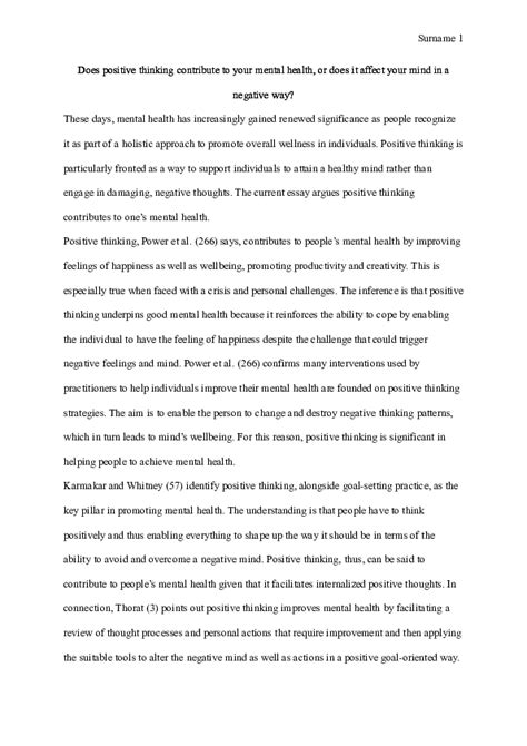 Sample Essay On Softball Mental Health