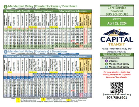 Schedules Capital Transit Schedules Capital Transit