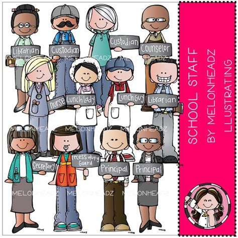 School Staff Clip Art Etsy School Staff Clip Art Etsy