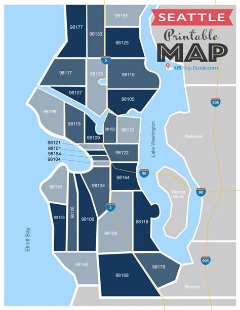 Seattle Washington Zip Codes List Seattle Washington Zip Codes List