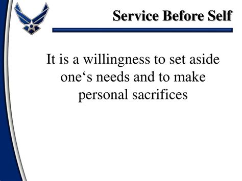 Service Before Self Air Force