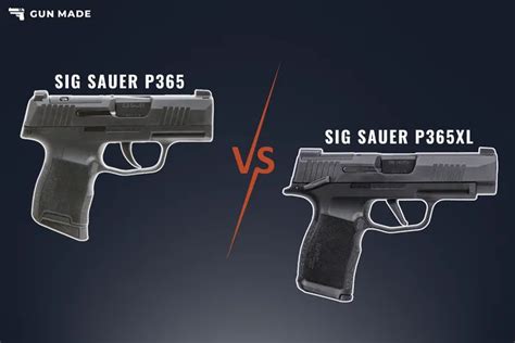 Sig Sauer P365 Vs P365xl Why Size Makes The Difference Sig Sauer P365 Vs P365xl Why Size Makes The Difference