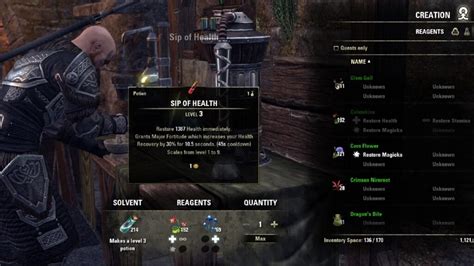 Sip Of Health Eso