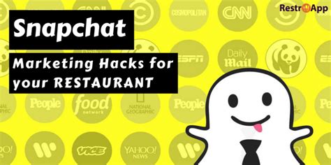 Snapchat Marketing Hacks For Your Restaurant Restroapp Blog Snapchat Marketing Hacks For Your Restaurant Restroapp Blog