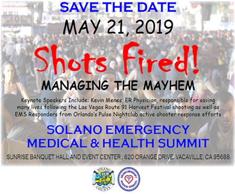 Solano County Solano Emergency Medical And Health Summit Solano County Solano Emergency Medical And Health Summit