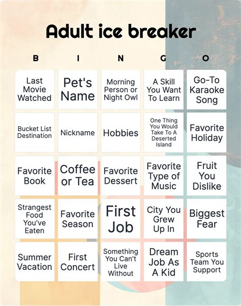 Spring Ice Breaker 2024 For Adults Edita Gwenora Spring Ice Breaker 2024 For Adults Edita Gwenora