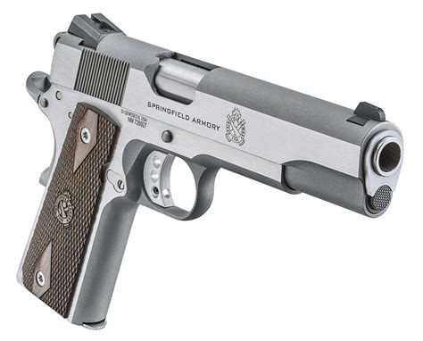 Springfield Armory 1911 Garrison 45Acp 5 Barrel W Thinline Wood Grips Springfield Armory 1911 Garrison 45Acp 5 Barrel W Thinline Wood Grips
