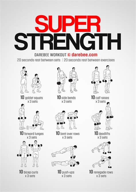 Strength/ Speed Exercises List
