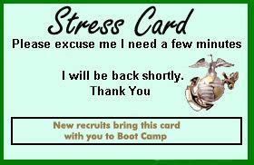 Stress Card Boot Camp