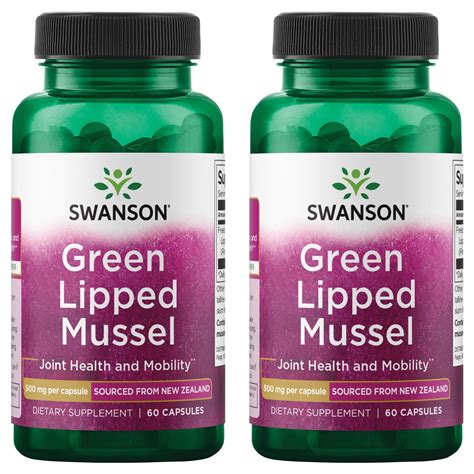 Swanson Green Lipped Mussel 500 Mg 60 Caps 2 Pack Walmart Com Swanson Green Lipped Mussel 500 Mg 60 Caps 2 Pack Walmart Com