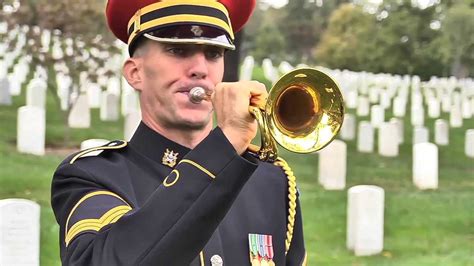 Taps Performed In Arlington National Cemetery Taps Performed In Arlington National Cemetery