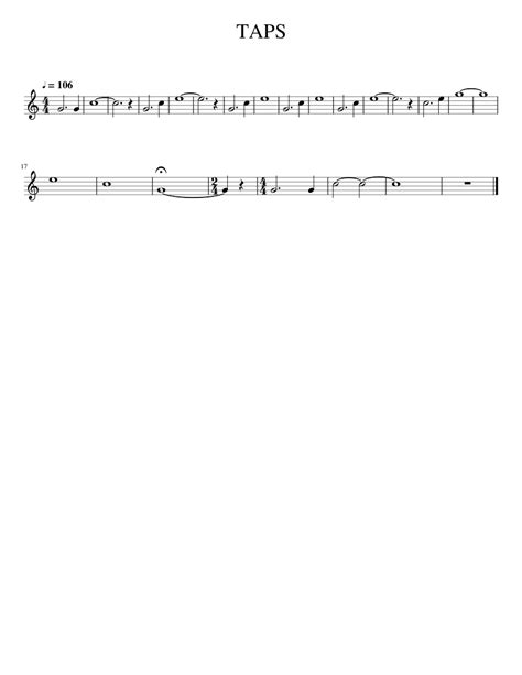 Taps Sheet Music For Trumpet Solo Musescore Com Taps Sheet Music For Trumpet Solo Musescore Com