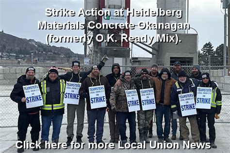 Teamsters Local 213 British Columbia Canada Members Teamsters Local 213 British Columbia Canada Members