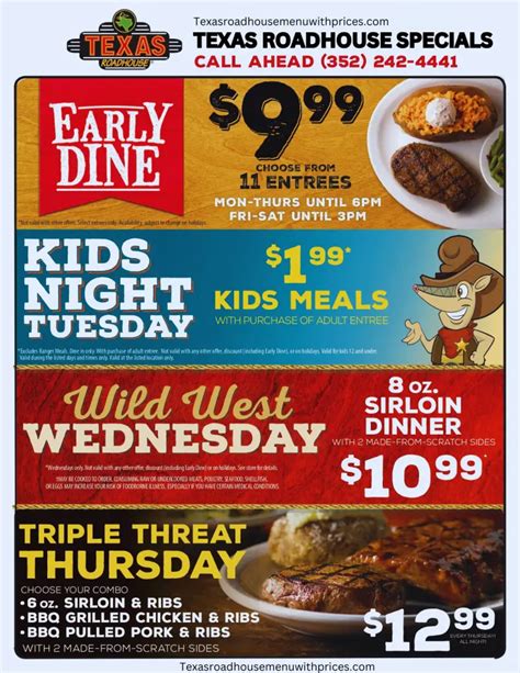 Texas Roadhouse Specials 2025 Weekly Deals Happy Hour Meals Texas Roadhouse Specials 2025 Weekly Deals Happy Hour Meals