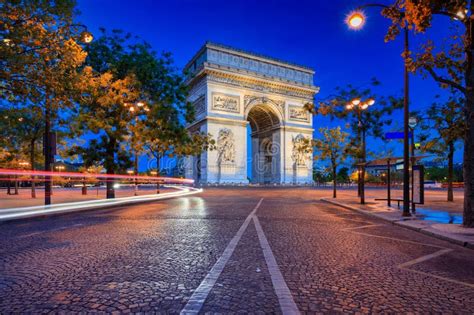 The Arc De Triomphe At The Centre Of Place Charles De Gaulle In Paris The Arc De Triomphe At The Centre Of Place Charles De Gaulle In Paris