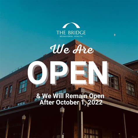 The Bridge Behavioral Health On Linkedin The Bridge Is Open The The Bridge Behavioral Health On Linkedin The Bridge Is Open The