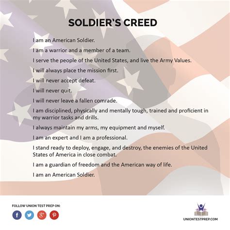 The Soldier S Creed Soldiers Creed Army Values American Soldiers The Soldier S Creed Soldiers Creed Army Values American Soldiers