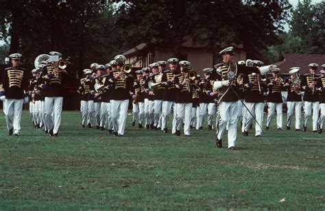 The Us Navy Band Performs During The Commissioning Ceremony For The The Us Navy Band Performs During The Commissioning Ceremony For The