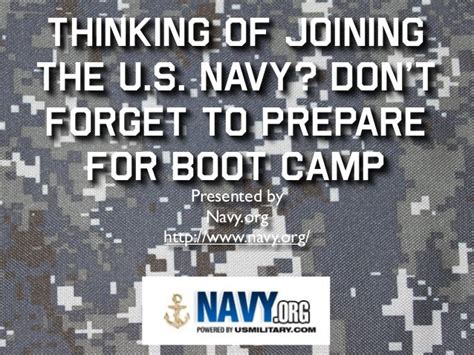 Thinking Of Joining The U S Navy Don T Forget To Prepare For Boot C Thinking Of Joining The U S Navy Don T Forget To Prepare For Boot C