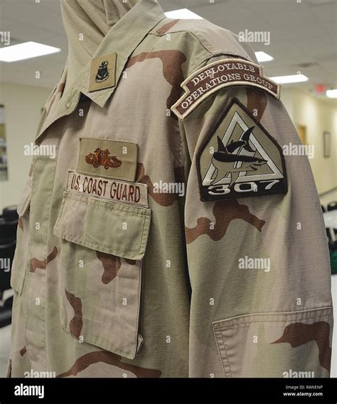 This Coast Guard Desert Combat Uniform Represents A Chief Petty Officer This Coast Guard Desert Combat Uniform Represents A Chief Petty Officer