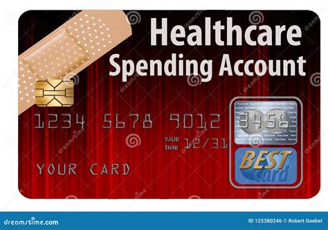 This Is A Hsa Health Care Spending Account Debit Card Stock This Is A Hsa Health Care Spending Account Debit Card Stock
