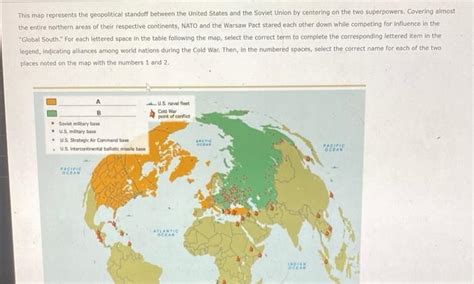 This Map Represents The Geopolitical Standoff Chegg Com This Map Represents The Geopolitical Standoff Chegg Com