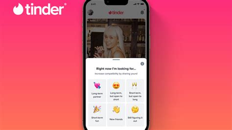 Tinder Introduces Relationship Goals Profile Feature Mashable