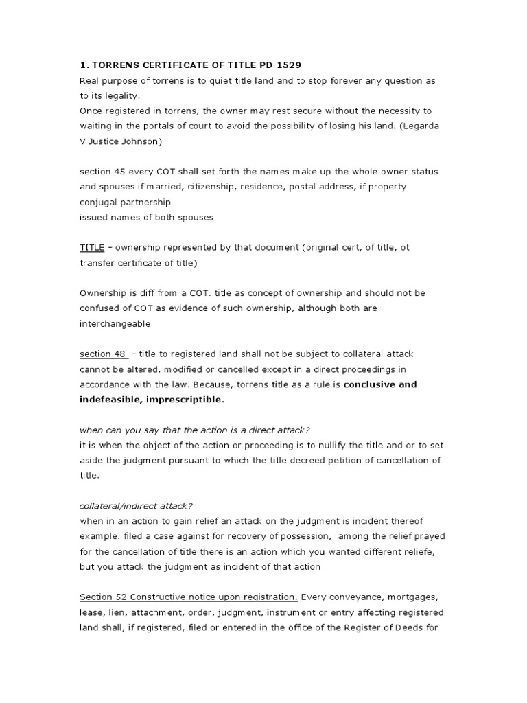 5 Tips Torrens Certificate