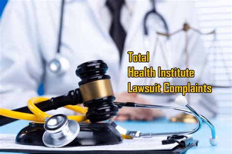 Total Health Institute Lawsuit