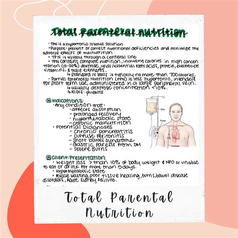 Total Parenteral Nutrition Tpn Nursing Information Nursing Study Total Parenteral Nutrition Tpn Nursing Information Nursing Study