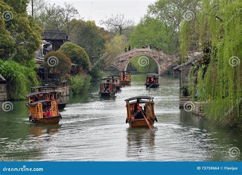 Traditional Chinese Boats Editorial Stock Image Image Of Canal 73759664 Traditional Chinese Boats Editorial Stock Image Image Of Canal 73759664