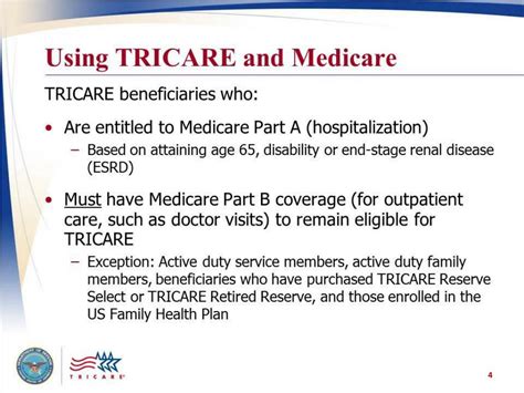 Tricare Your Military Health Plan Using Tricare And Medicare Ppt Tricare Your Military Health Plan Using Tricare And Medicare Ppt