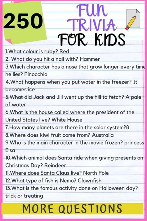 Trivia Questions And Answers