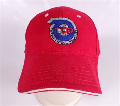 Turbo Diesel Register Hat Cap Tdr Truck Magazine Red Gem Turbo Diesel Register Hat Cap Tdr Truck Magazine Red Gem