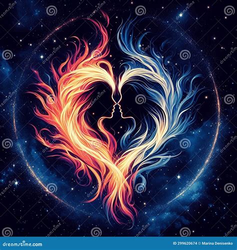 Twin Flame Couple Soulmates The Concept Of Magical Esoteric Tantric Twin Flame Couple Soulmates The Concept Of Magical Esoteric Tantric
