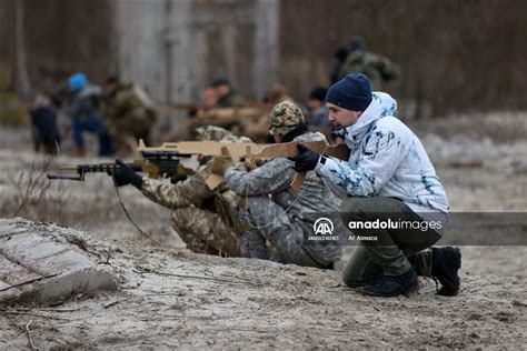 Ukrainian Civilians Receive Basic Military Training Against Possible Ukrainian Civilians Receive Basic Military Training Against Possible