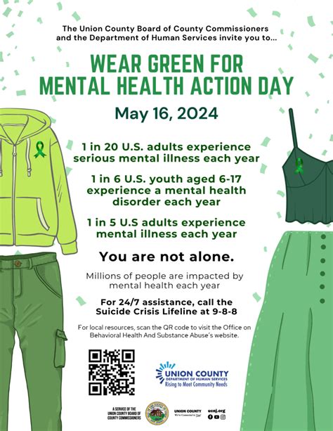 Union County Recognizes National Mental Health Awareness Month With Union County Recognizes National Mental Health Awareness Month With