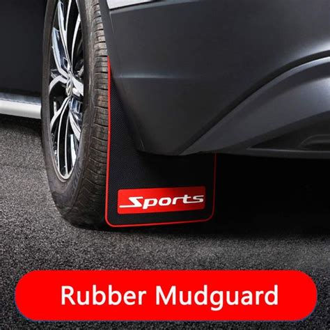 Universal Soft Material Automotive Fender Car Mud Flaps Fit Black Universal Soft Material Automotive Fender Car Mud Flaps Fit Black