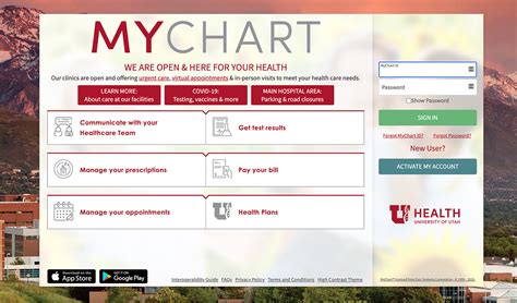 University Of Utah Mychart Login University Of Utah Mychart Login