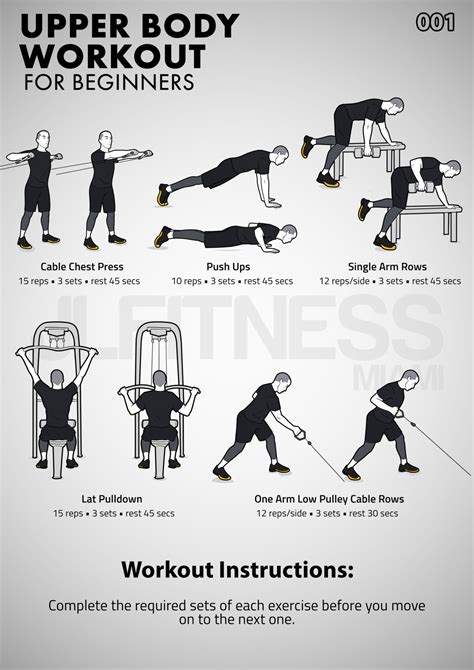 Upper Body Workout For Beginners Jlfitnessmiami Easy To Follow Upper Body Workout For Beginners Jlfitnessmiami Easy To Follow