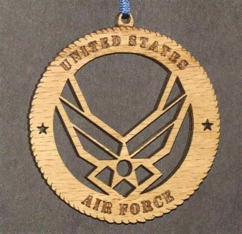Us Air Force New Logo Laser Cut Wood Hanging Ornament 3 Us Air Force New Logo Laser Cut Wood Hanging Ornament 3
