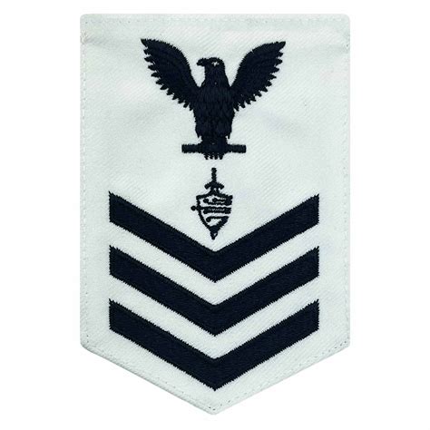 Usn E 6 Blue Chevrons On White Cnt Cyber Warfare Technician Rating Usn E 6 Blue Chevrons On White Cnt Cyber Warfare Technician Rating