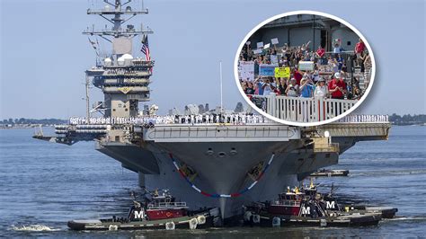 Uss Dwight D Eisenhower Returns Home Aircraft Carrier Navy Uss Dwight D Eisenhower Returns Home Aircraft Carrier Navy
